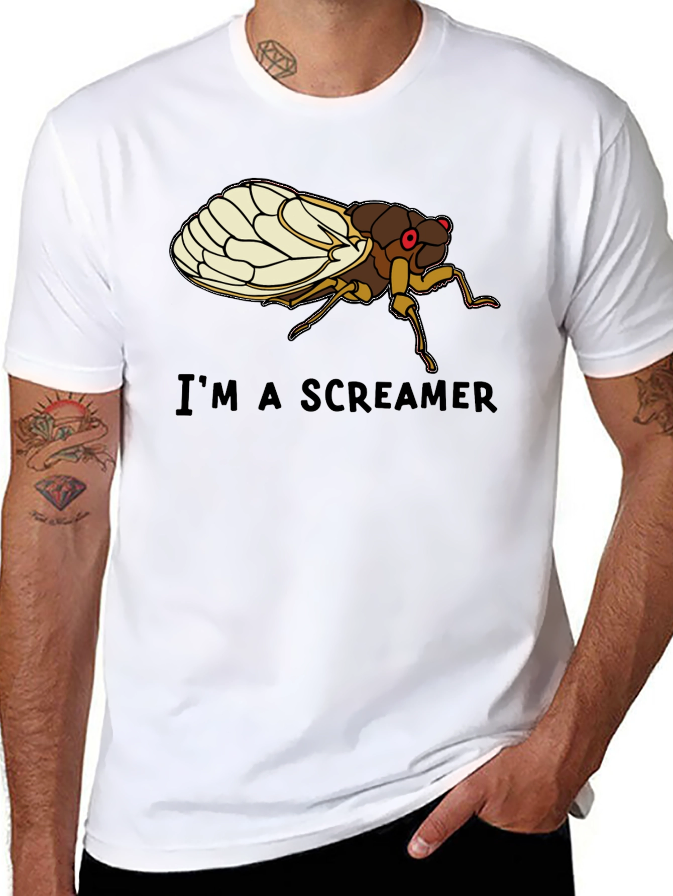 Im a Screamer Cicada T-Shirt