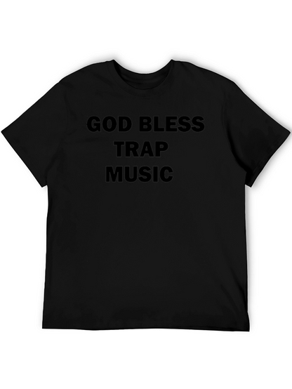 God Bless Trap Music Black T-Shirt