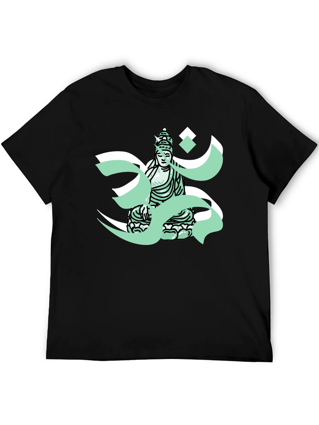 Buddha Om T-Shirt - Meditative Graphic Tee