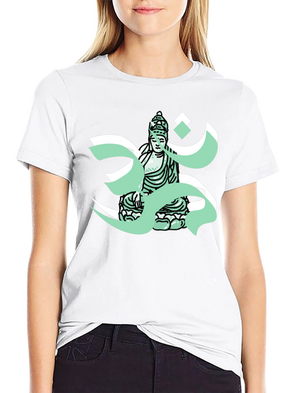 Buddha Om T-Shirt - Meditative Graphic Tee