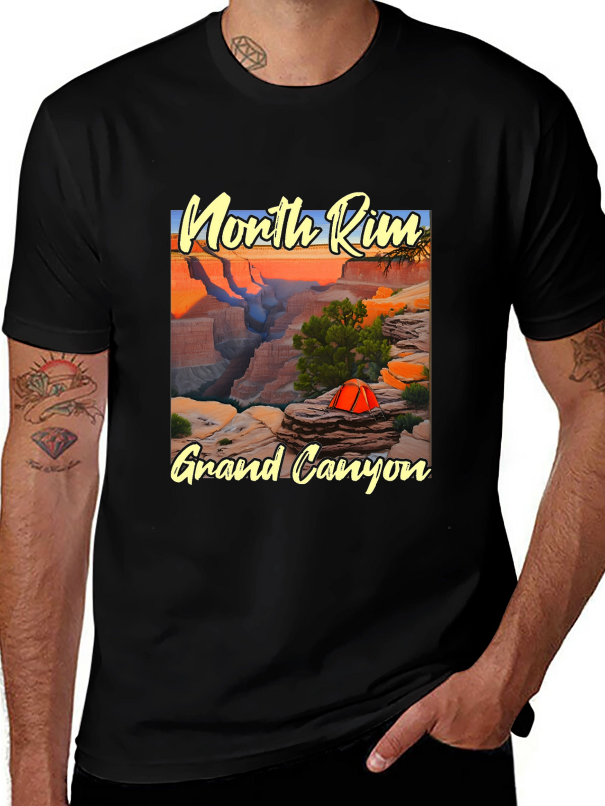 North Rim Grand Canyon Graphic Tee
