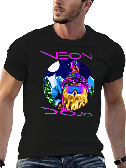 Neon Dojo Owl T-Shirt - Graphic Print Tee
