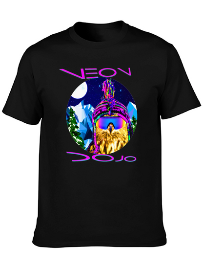 Neon Dojo Owl T-Shirt - Graphic Print Tee