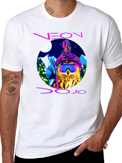 Neon Dojo Owl T-Shirt - Graphic Print Tee