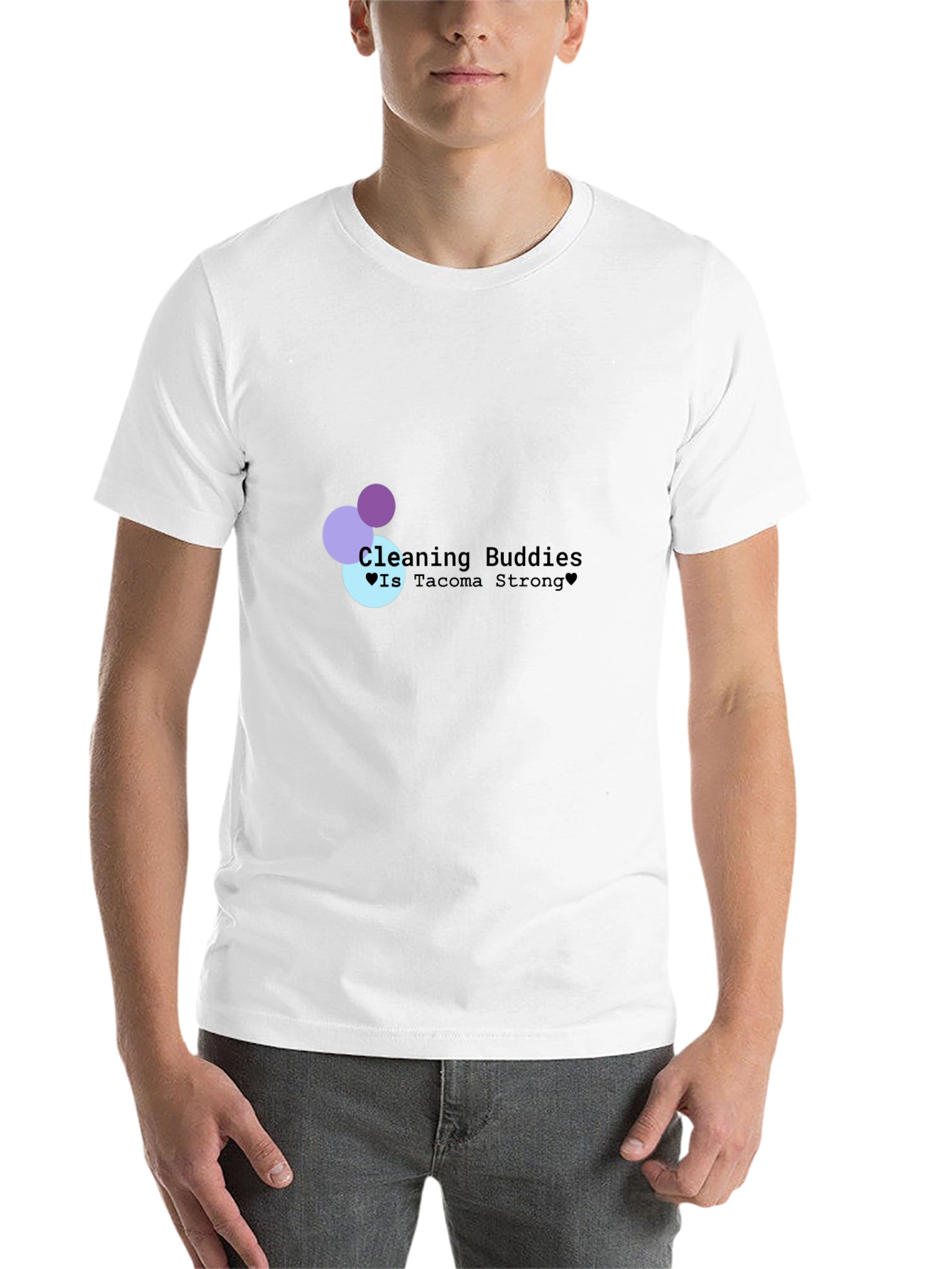 Cleaning Buddies Tacoma Strong Black T-Shirt