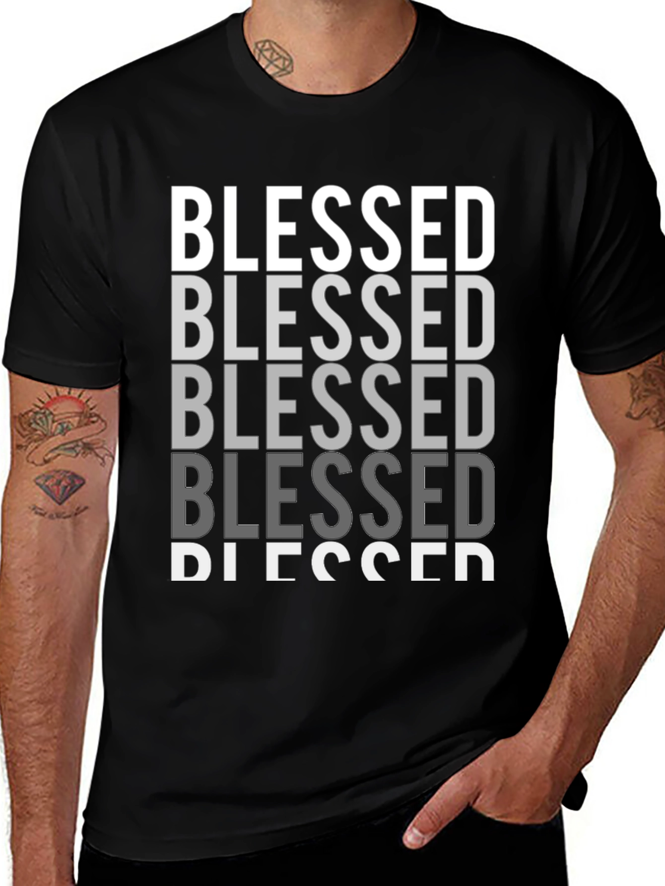Blessed Graphic Print T-Shirt