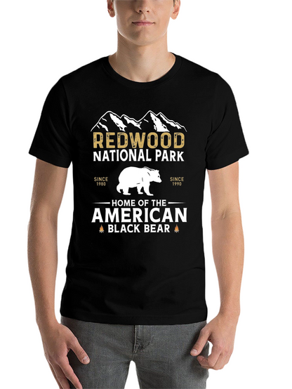Redwood National Park Black Bear T-Shirt