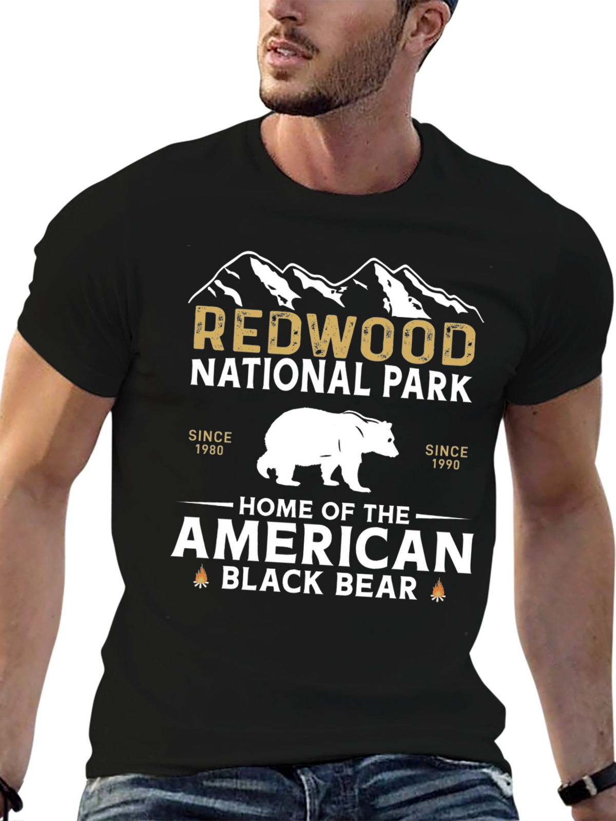 Redwood National Park Black Bear T-Shirt