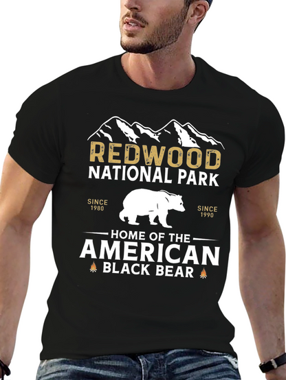 Redwood National Park Black Bear T-Shirt