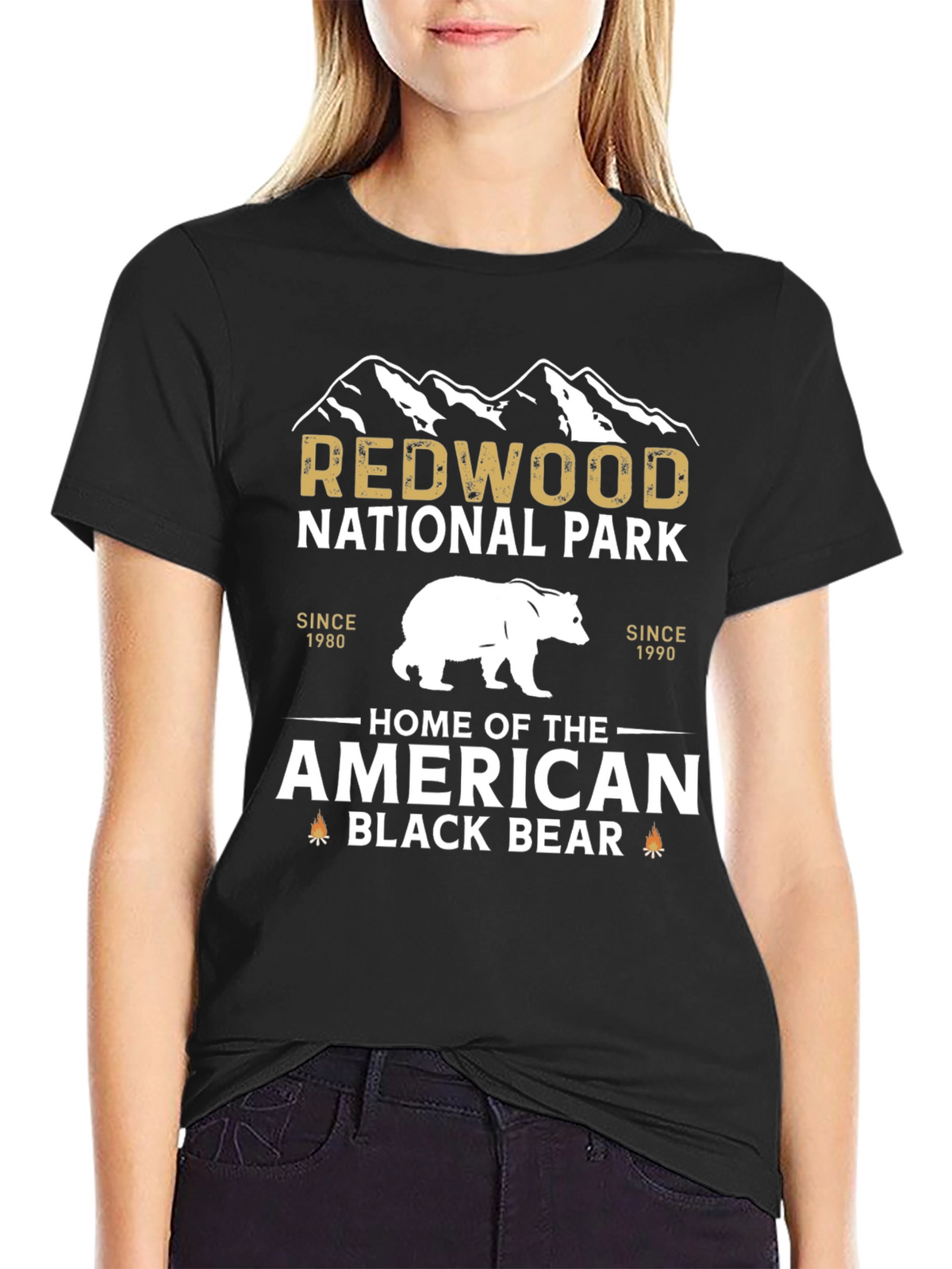 Redwood National Park Black Bear T-Shirt