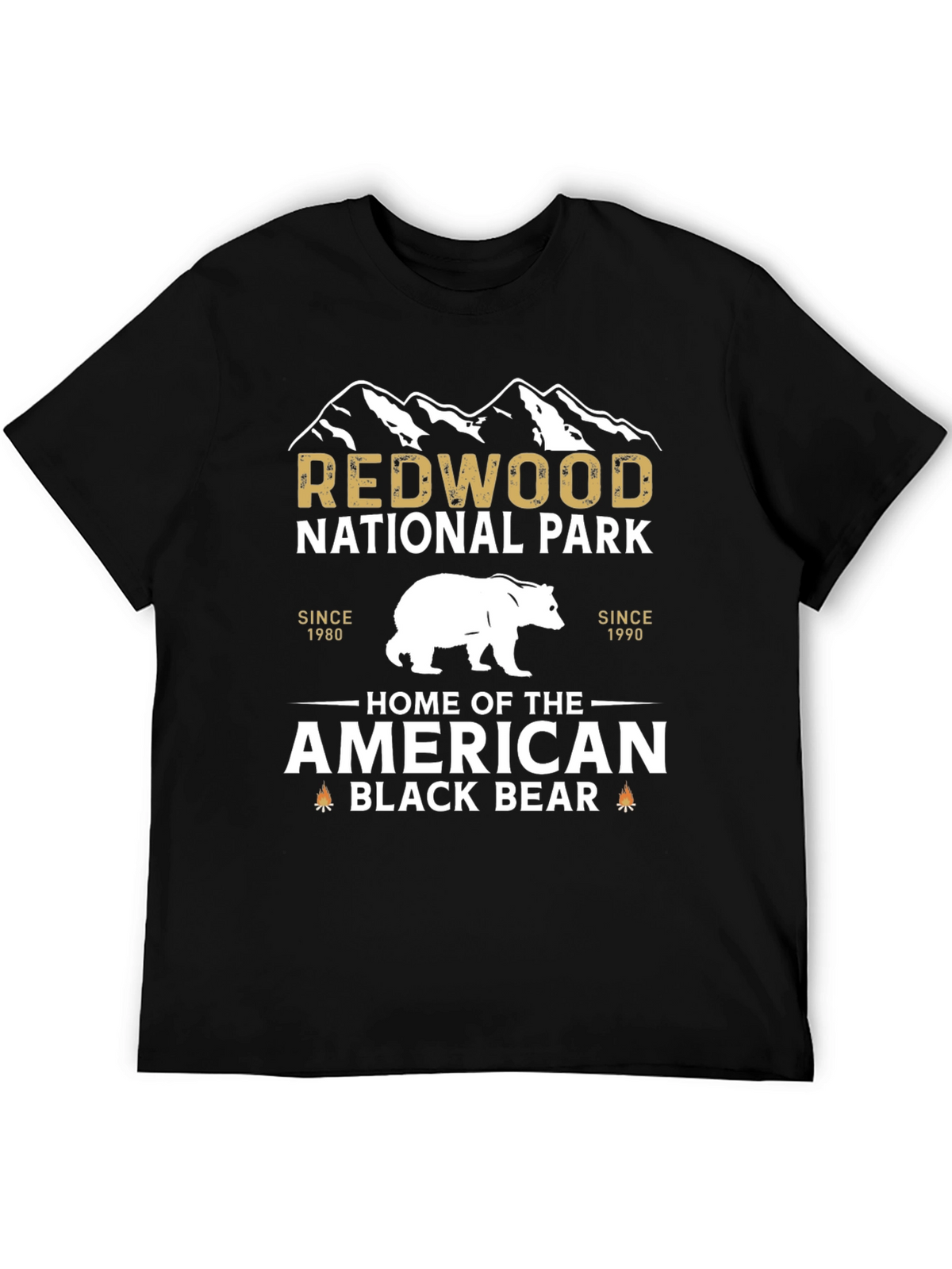 Redwood National Park Black Bear T-Shirt