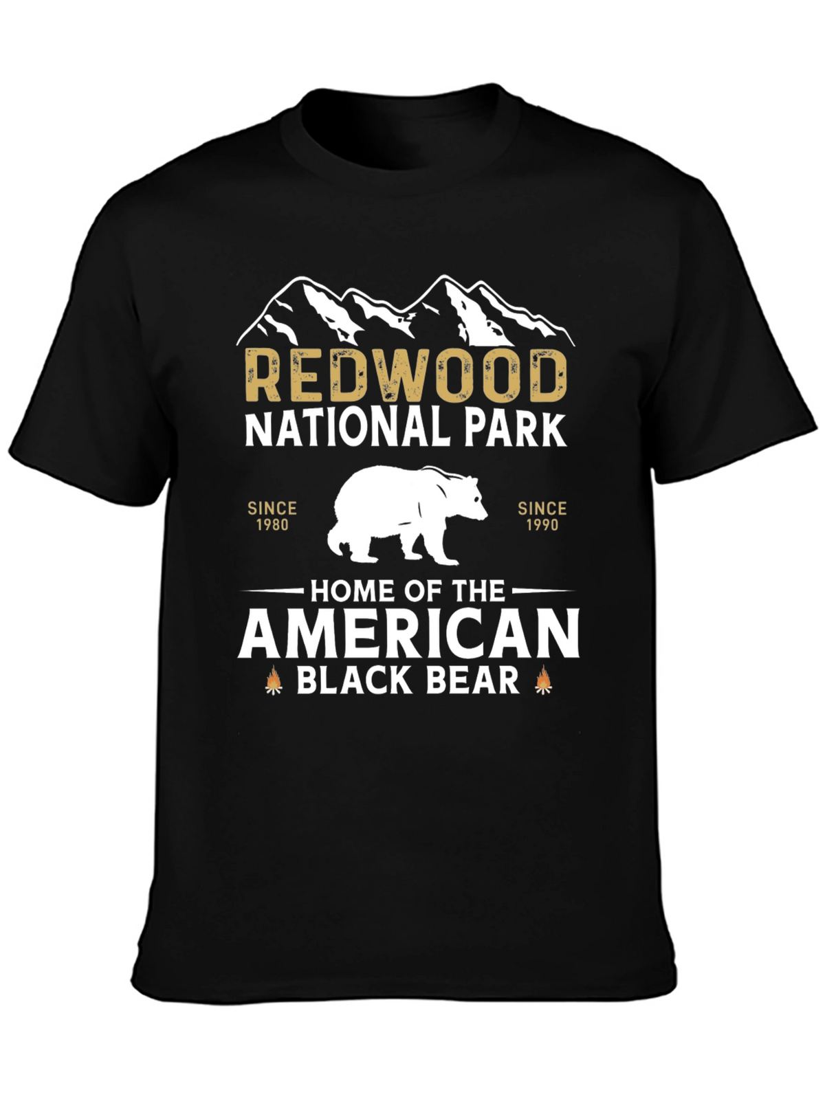 Redwood National Park Black Bear T-Shirt