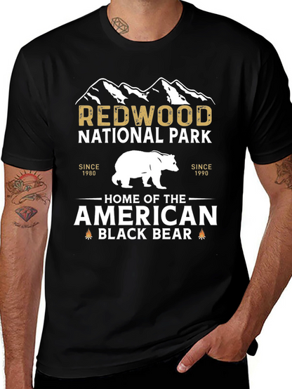 Redwood National Park Black Bear T-Shirt