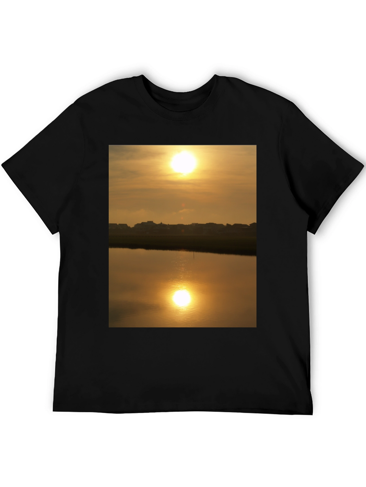 Sunset Lake Reflection Graphic Tee