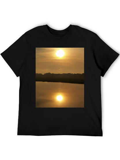 Sunset Lake Reflection Graphic Tee