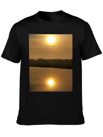 Sunset Lake Reflection Graphic Tee