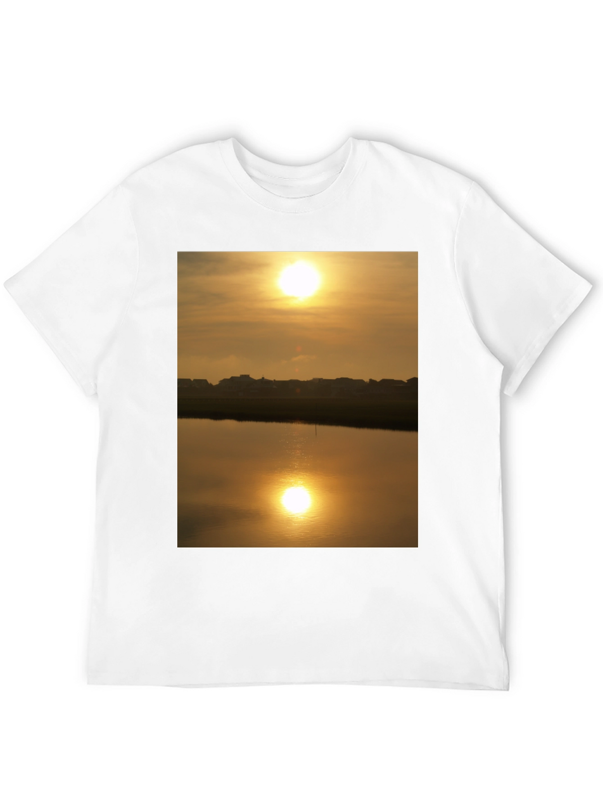 Sunset Lake Reflection Graphic Tee