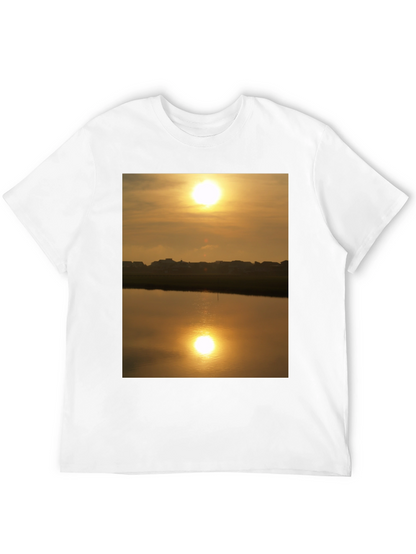 Sunset Lake Reflection Graphic Tee