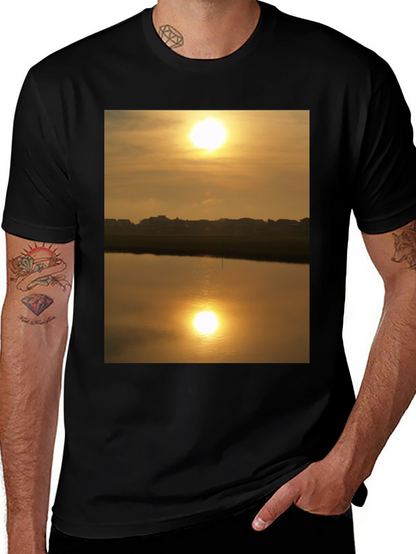 Sunset Lake Reflection Graphic Tee