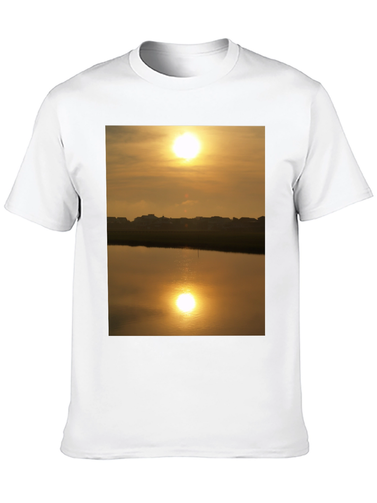 Sunset Lake Reflection Graphic Tee