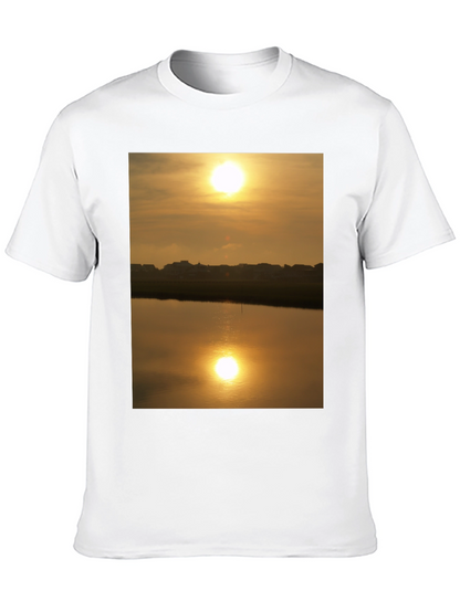 Sunset Lake Reflection Graphic Tee