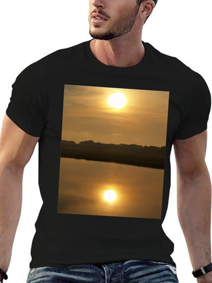 Sunset Lake Reflection Graphic Tee