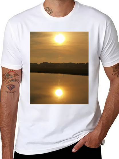 Sunset Lake Reflection Graphic Tee