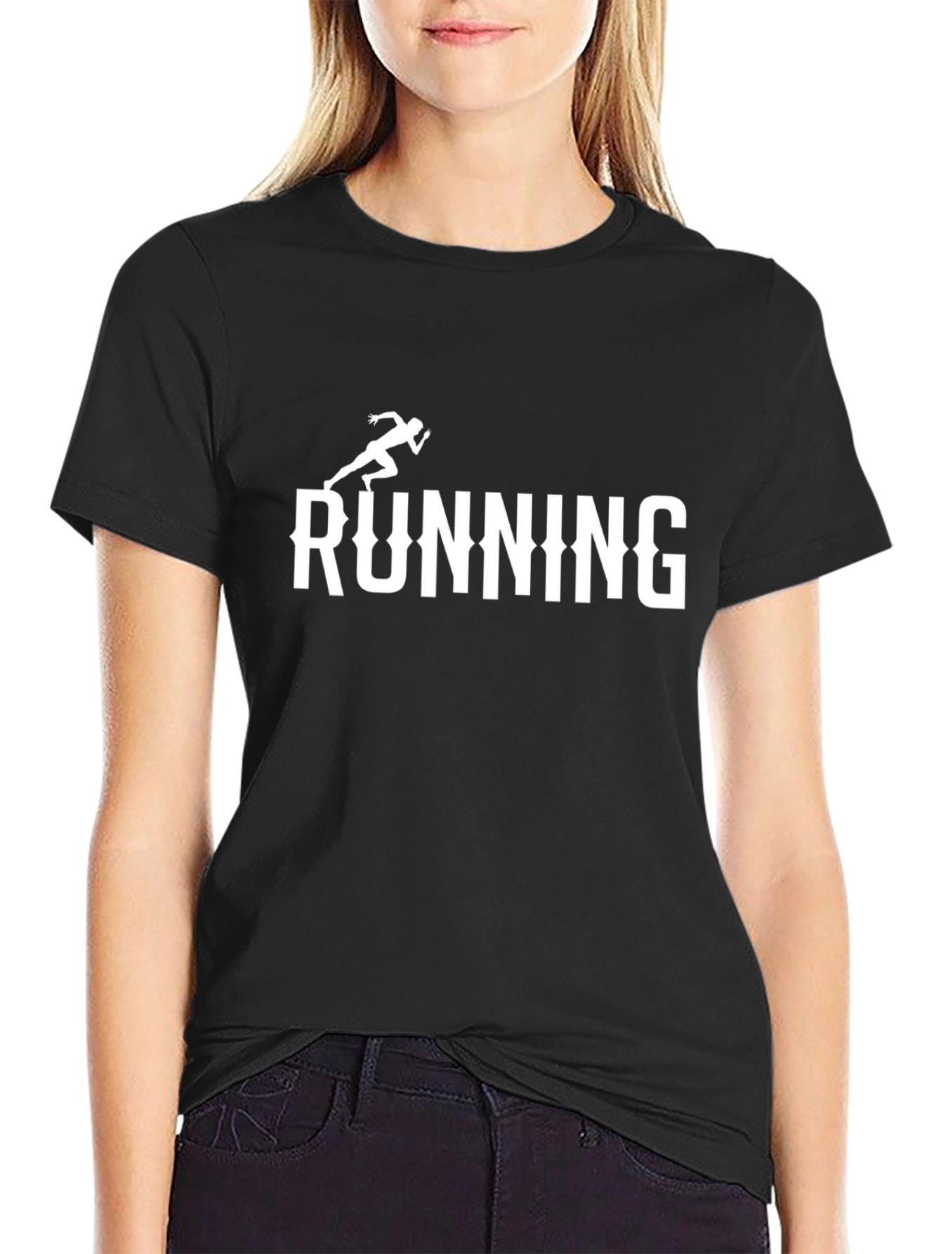 Running T-Shirt - Black Athletic Tee