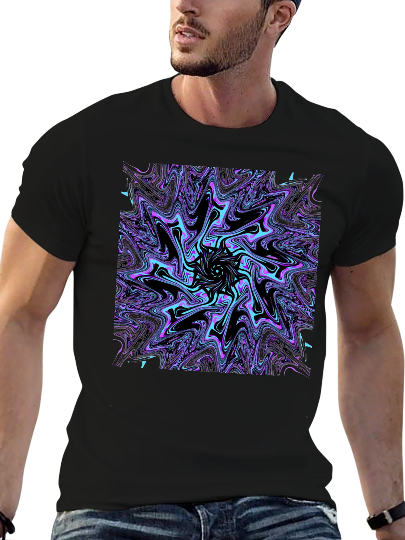 Psychedelic Swirl Graphic Tee