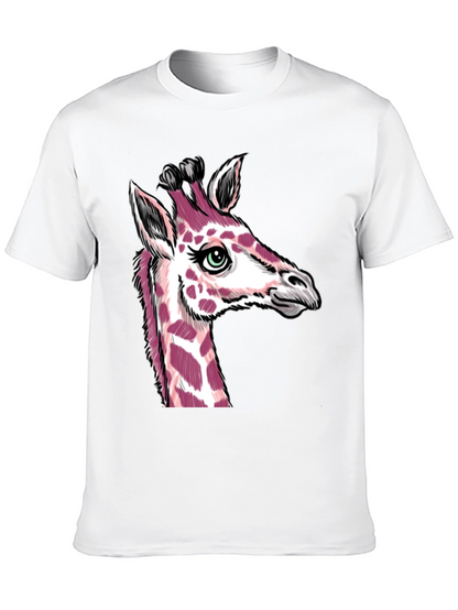 Giraffe Graphic T-Shirt - Unique Animal Design