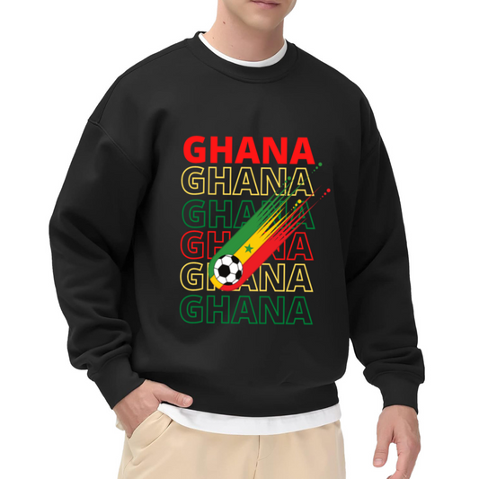 Ghana Black Stars National Football Pride Crewneck Sweatshirt
