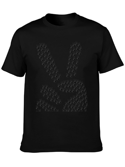Peace Sign Bunny Graphic Tee