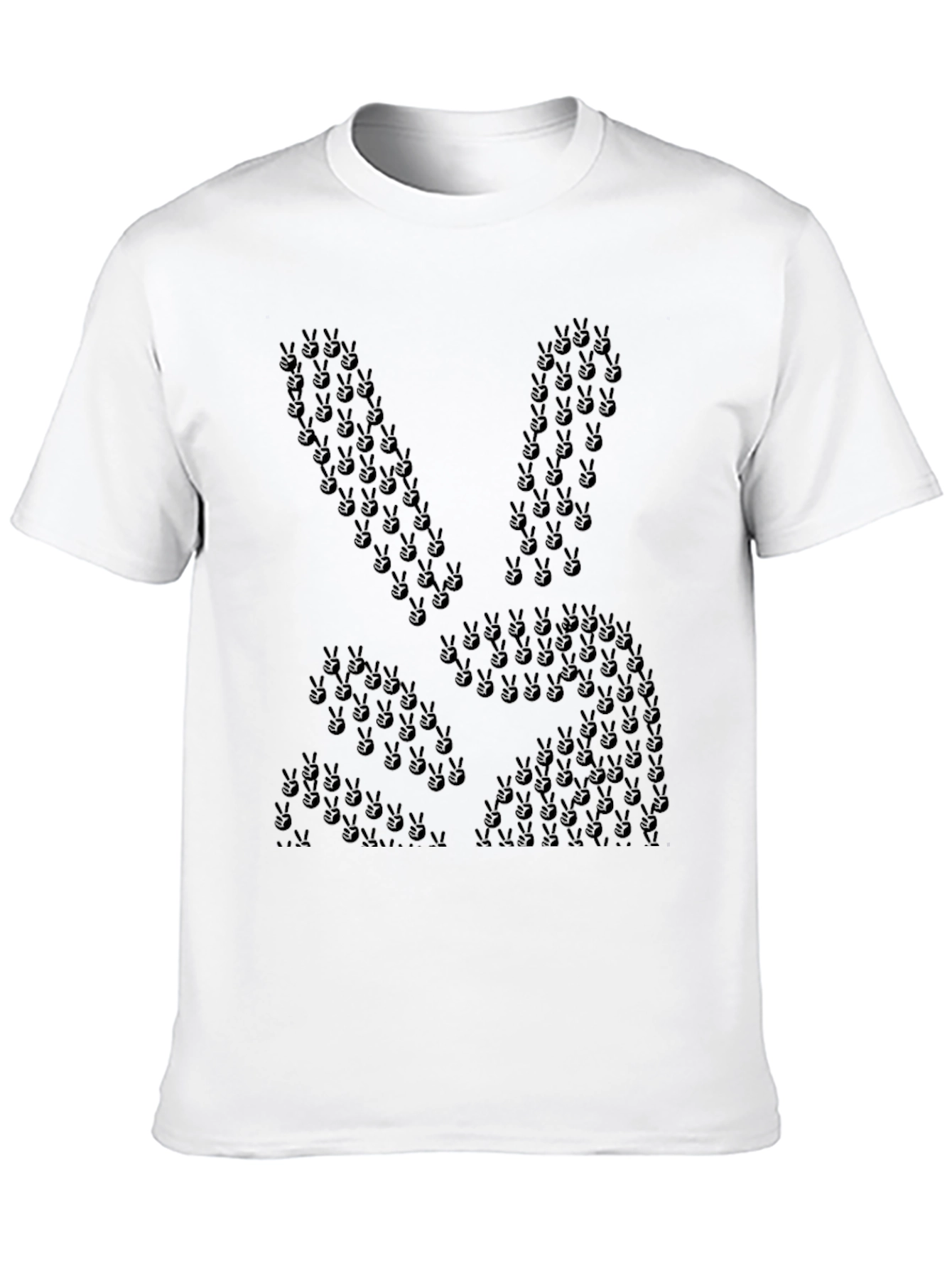 Peace Sign Bunny Graphic Tee
