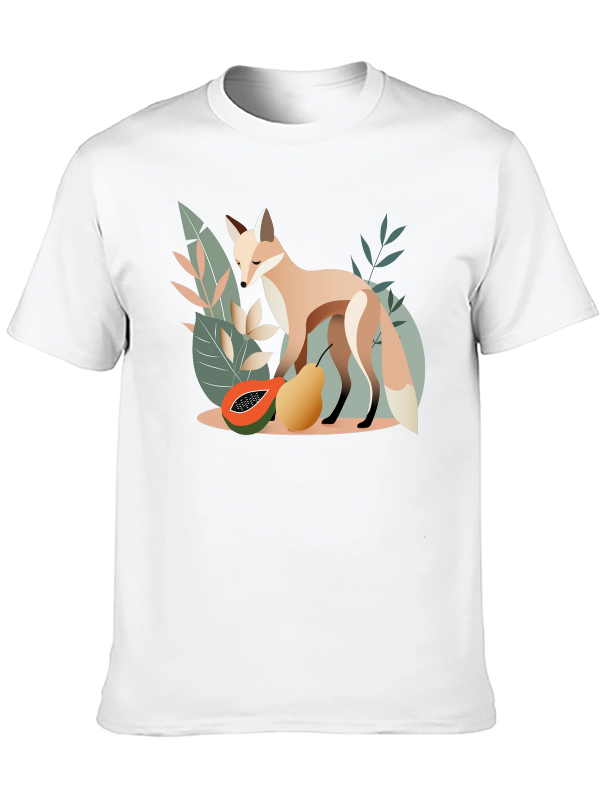 Fox and Fruit Graphic Tee
