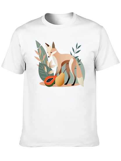 Fox and Fruit Graphic Tee