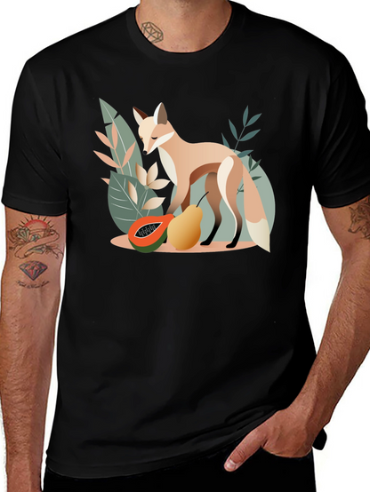 Fox and Fruit Graphic Tee