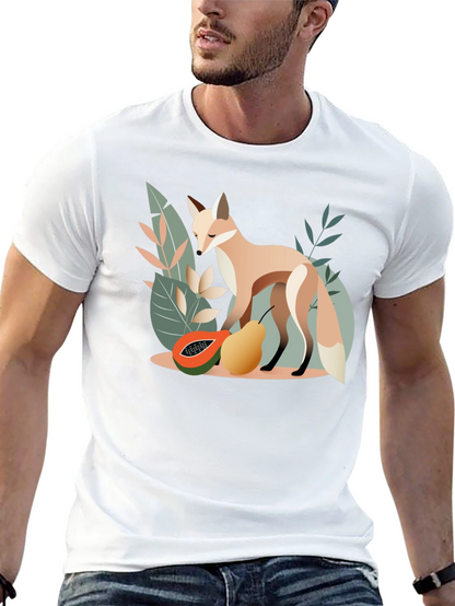 Fox and Fruit Graphic Tee