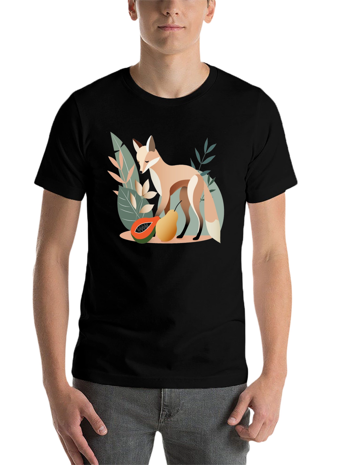 Fox and Fruit Graphic Tee