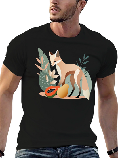 Fox and Fruit Graphic Tee