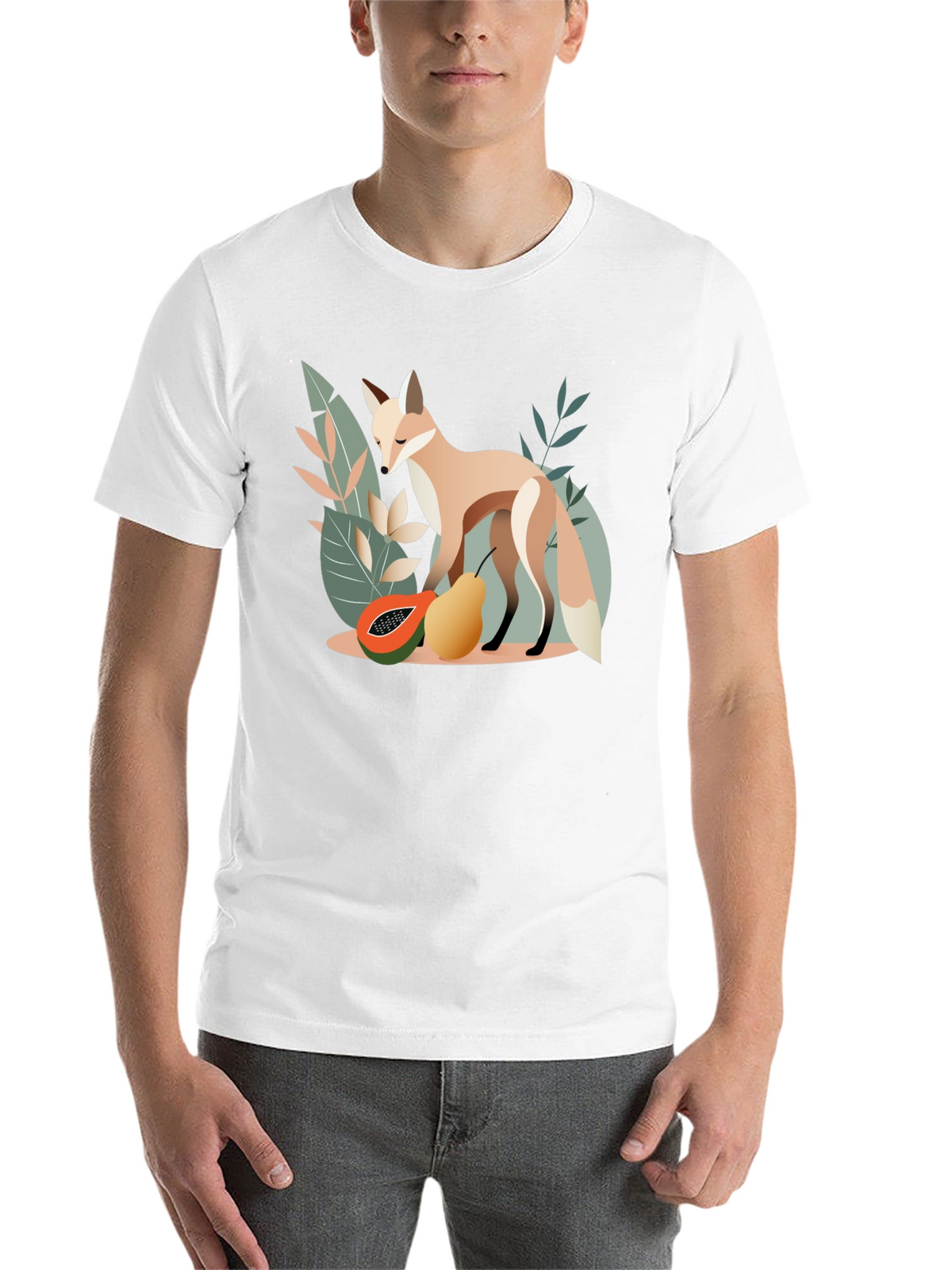 Fox and Fruit Graphic Tee