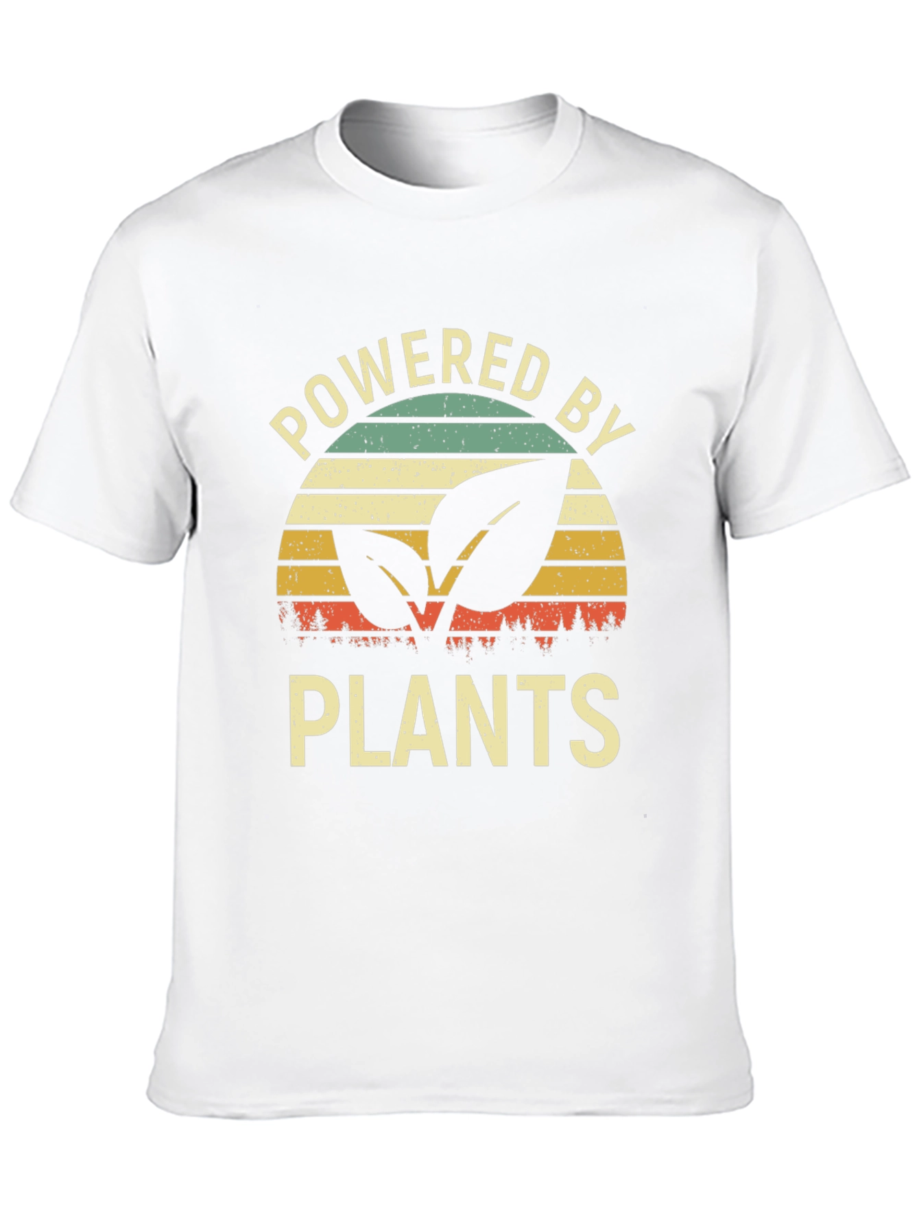Powered by Plants Graphic Tee - Vegan Lifestyle Shirt
