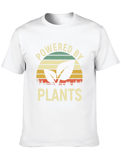 Powered by Plants Graphic Tee - Vegan Lifestyle Shirt
