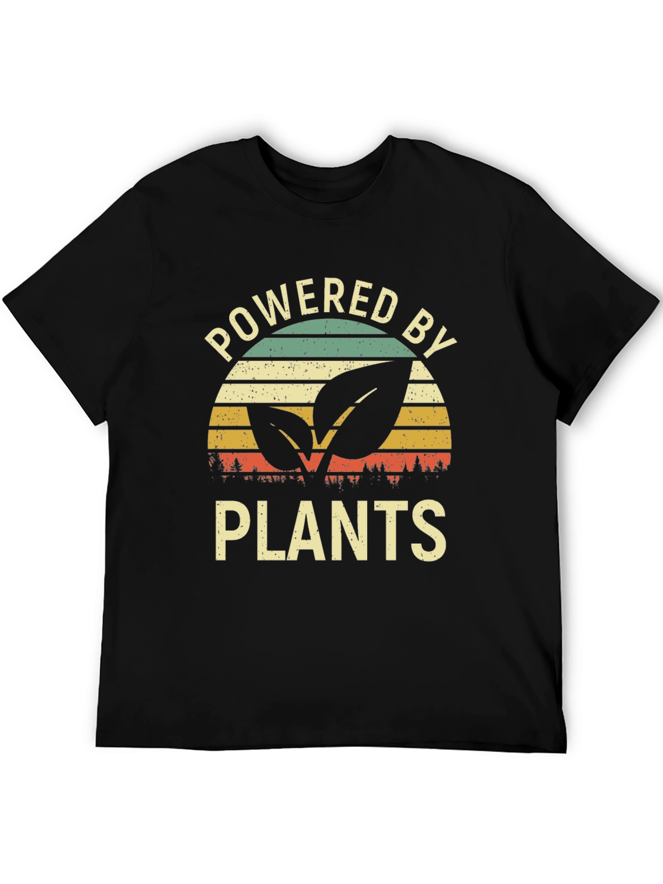 Powered by Plants Graphic Tee - Vegan Lifestyle Shirt