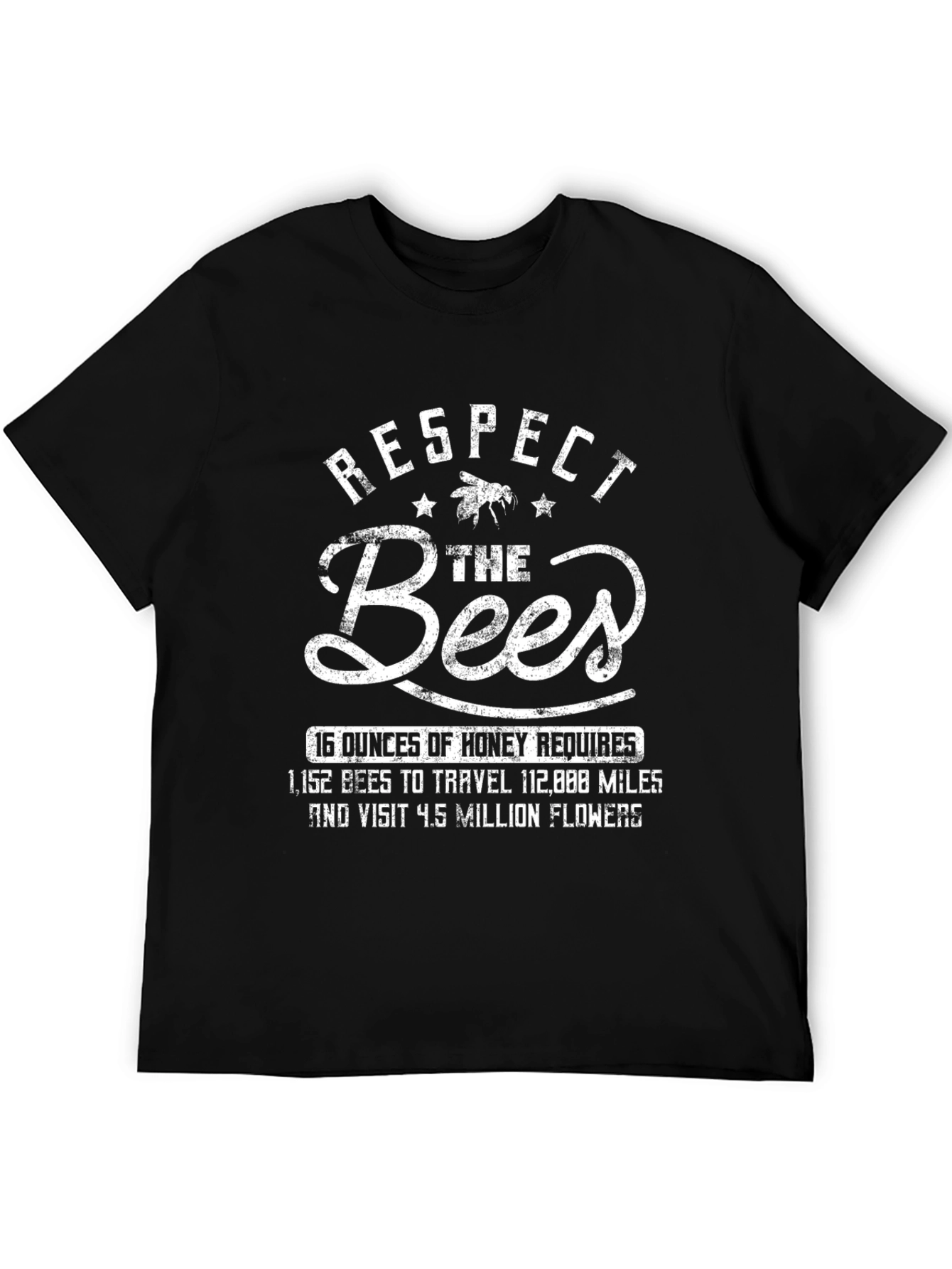 Respect the Bees Graphic T-Shirt - Honey Bee Lover