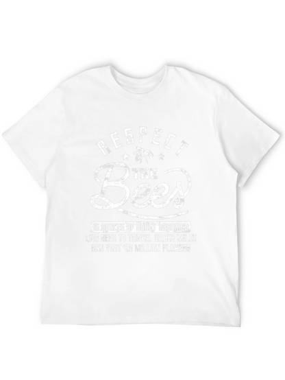 Respect the Bees Graphic T-Shirt - Honey Bee Lover