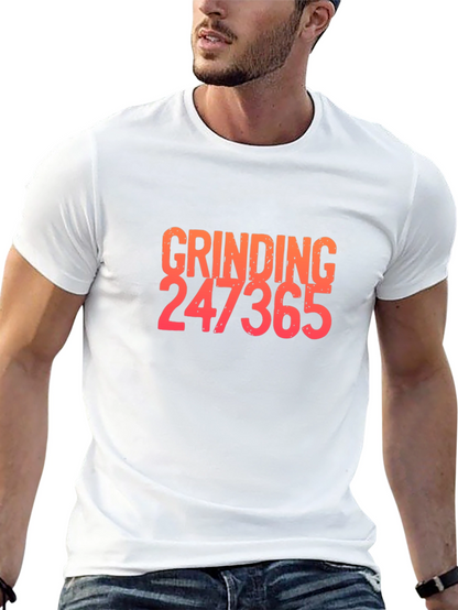 Grinding 247365 Graphic Tee - Black Cotton Blend Shirt