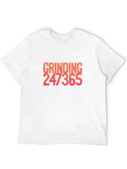 Grinding 247365 Graphic Tee - Black Cotton Blend Shirt