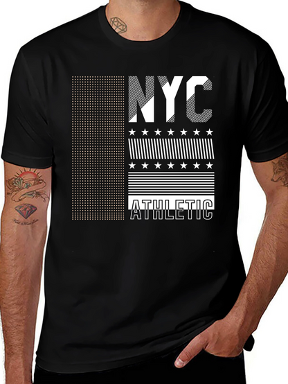 NYC Athletic Graphic Tee - Black
