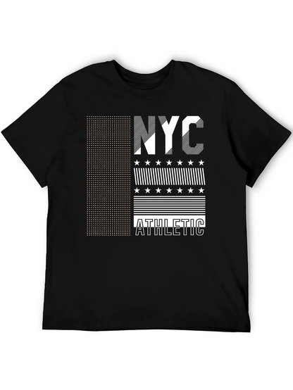 NYC Athletic Graphic Tee - Black