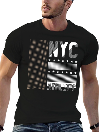 NYC Athletic Graphic Tee - Black